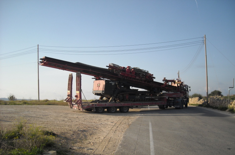 Big HDD units - Trucks and trailers and driver to move them