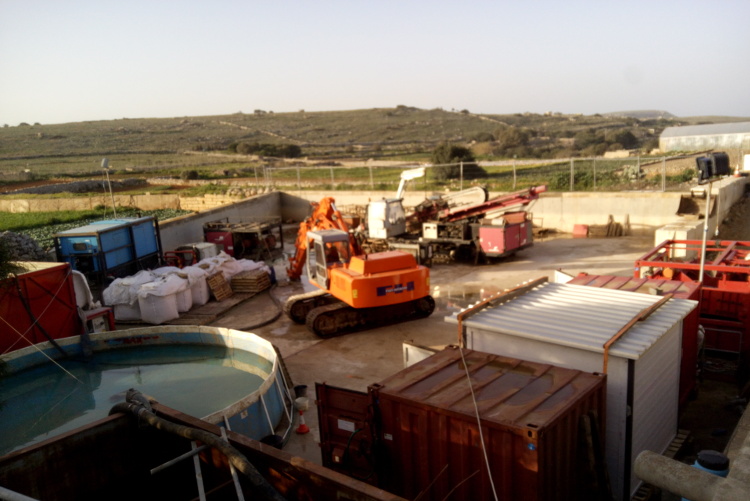 Construction yards - well equipped